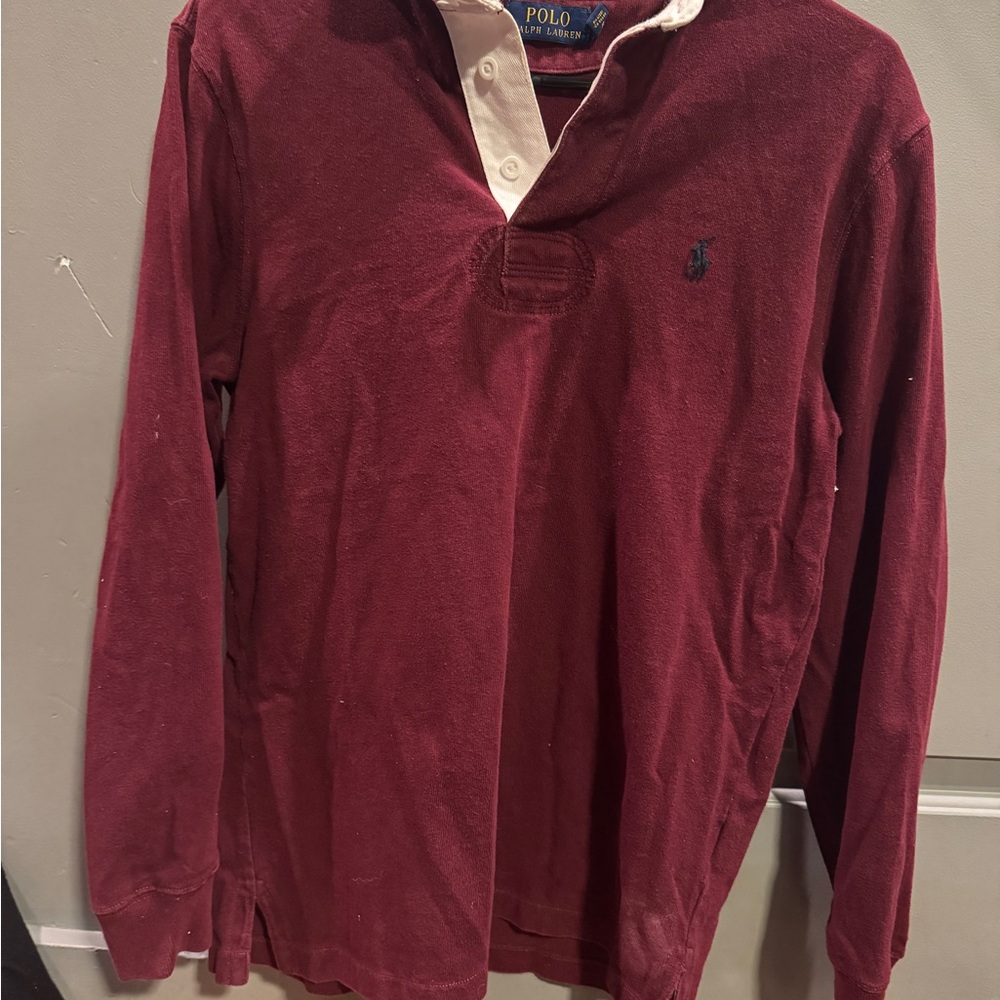 Polo by Ralph Lauren Men's Burgundy Shirt